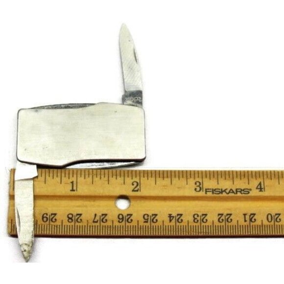 Money Clip Bigelow-Liptak Vintage Zippo One Blade One Nail File Stainless Steel - Picture 5 of 9